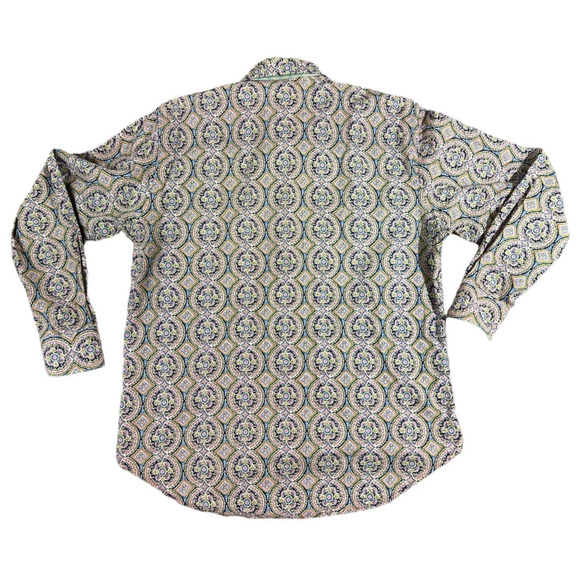 Robert‎ Graham Classic Paisley Pink Mens Long Sleeve Size Large - Picture 2 of 8
